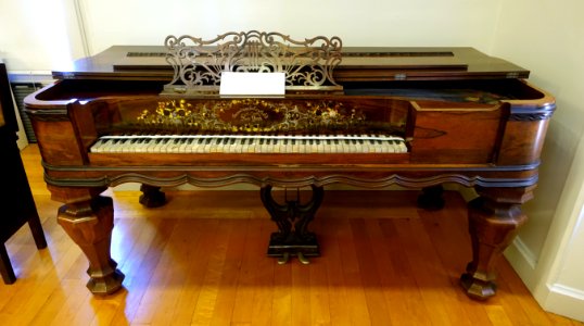 Cummings & Canfield piano, No. 637, Broadway NY - Old Colony History Museum - Taunton, Massachusetts - DSC03900
