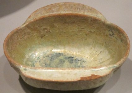 Cup, Han dynasty, earthenware with glaze, Honolulu Museum of Art