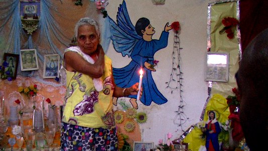 CUBA. TRINIDAD culte de Santeria (20)