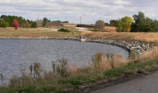 Czechland Lake dam area 1