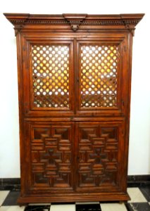 Cupboard, Castile, late 17th century AD, pine - Museo Nacional de Artes Decorativas - Madrid, Spain - DSC07983