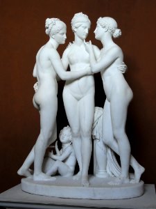 Cupid and the Graces - Thorvaldsens Museum - DSC08665 photo