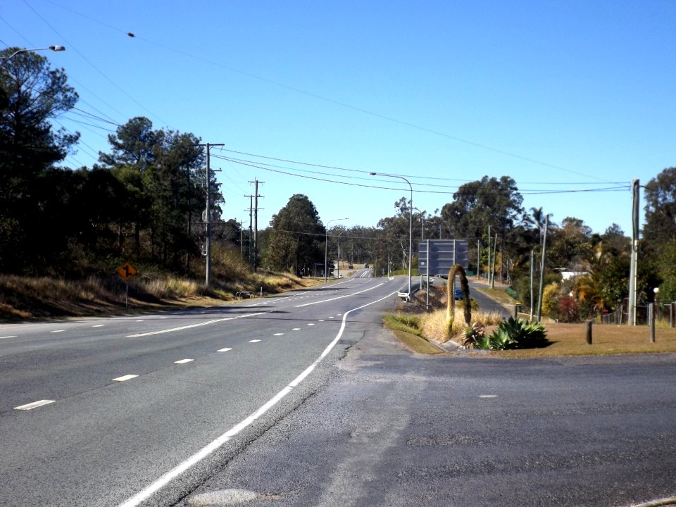 D'Aguilar Highway at D'Aguilar Queensland