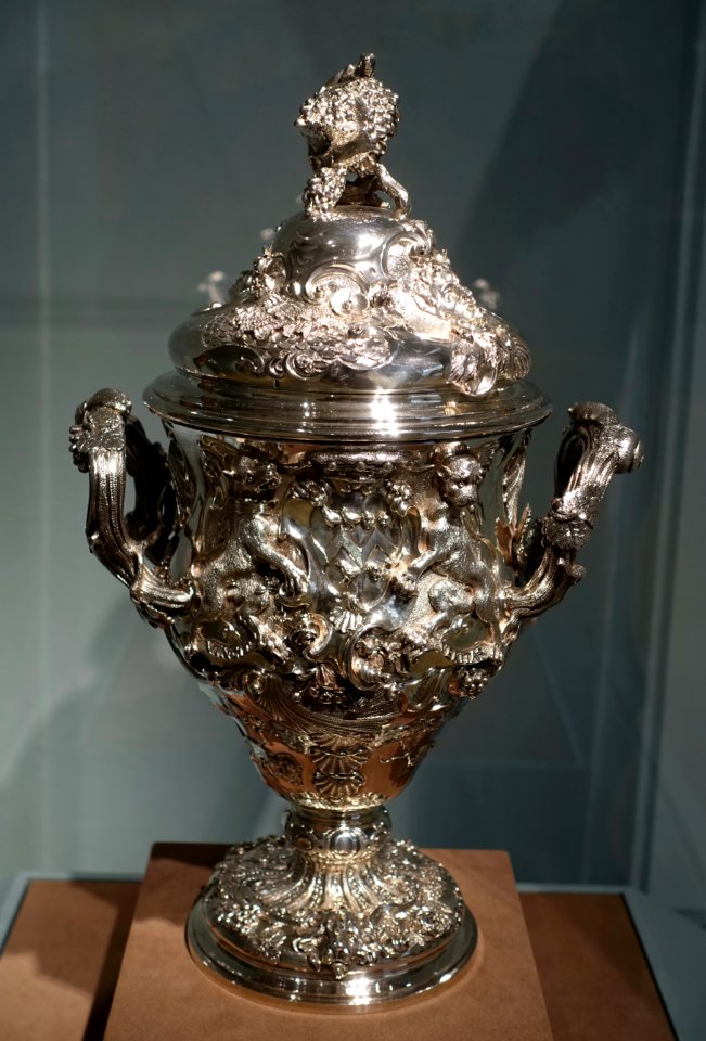 Cup with cover, Paul de Lamerie, England, 1742, silver - Dallas Museum of Art - DSC05226