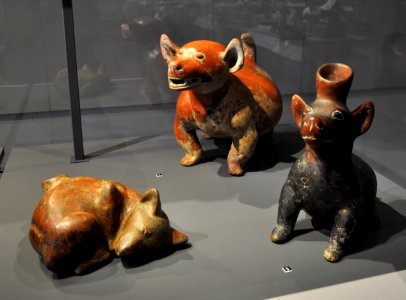 Cultures précolombiennes MRAH Colima Chiens 02 10 2011