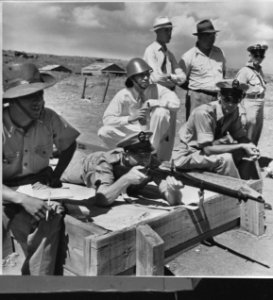 Curaçao. Militaire oefening Brandweerkorps, Bestanddeelnr 935-1387