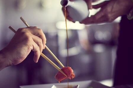 Fish food japanese photo