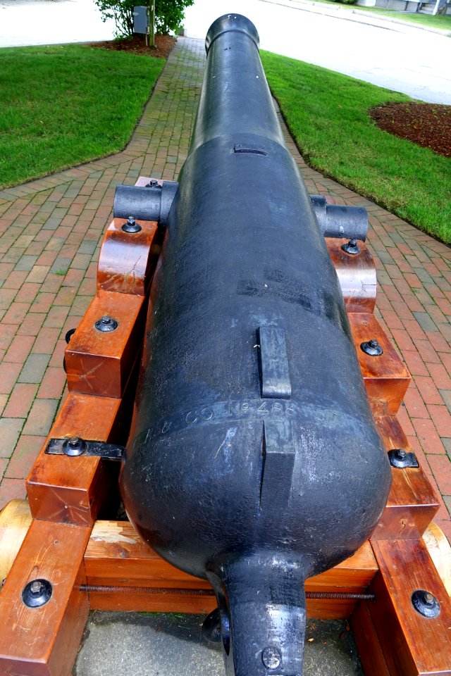 Cyrus Alger & Co. Cannon No. 488 57. 3 - Soldiers and Sailors Monument - Nashua, New Hampshire - DSC07265