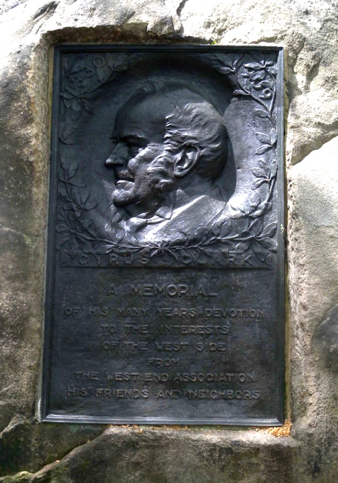 Cyrus Clark plaque Riverside Pk jeh