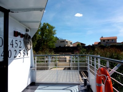 Décines - Charpieu - Les Yachts de Lyon - L'Évasion - Arrière du bateau