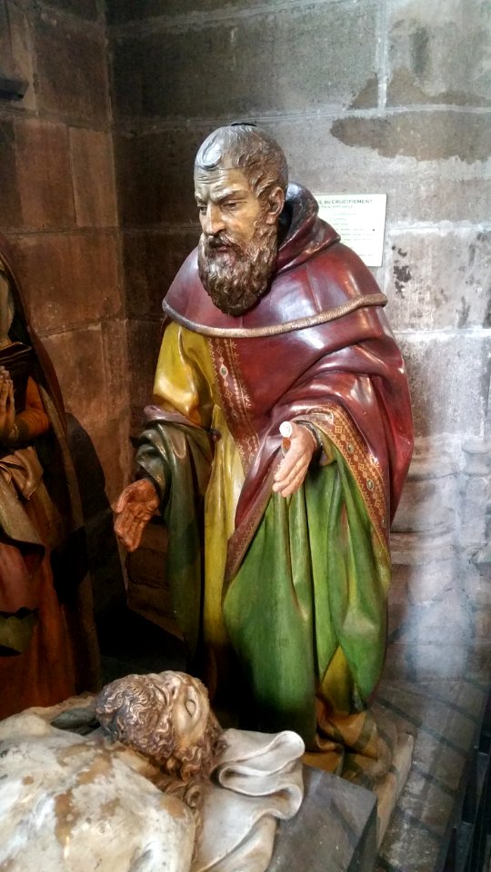 Déploration du Christ de Moulins, saint Joseph d'Arismatie