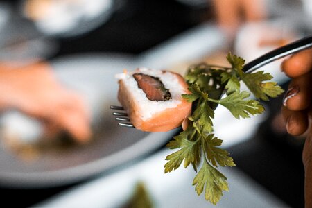 Sushi food asian photo