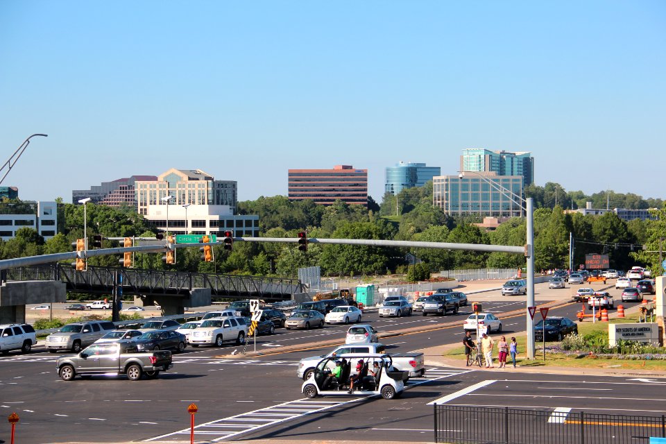 Cumberland skyline viewed from Suntrust Park, May 2017 2