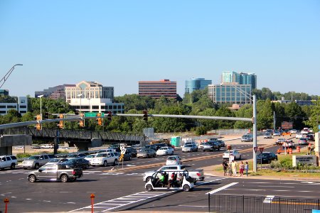 Cumberland skyline viewed from Suntrust Park, May 2017 2