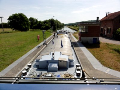 Cys-la-Commune (Aisne) Canal latéral à l'Aisne, écluse nr 5 (02)