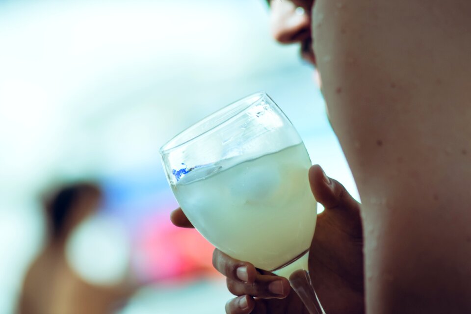 Cups sun cocktail