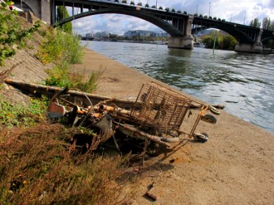 Déchets sur les quais de CourbevoieMG 3398 01 photo