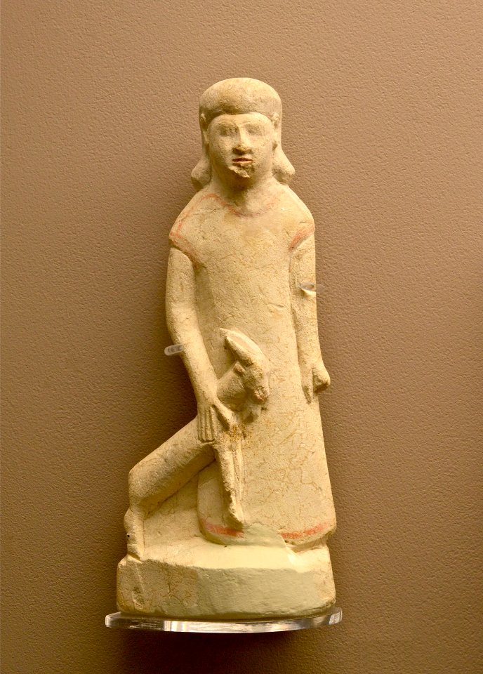 Cyprus limestone figurine