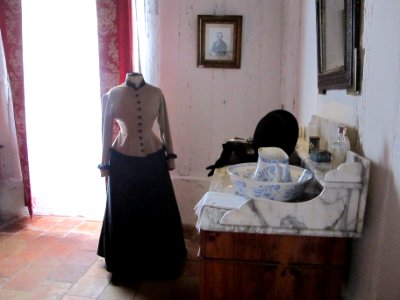 Détails de la chambre des propriétaires - Maison du Maître - Écomusée de Marquèze 01
