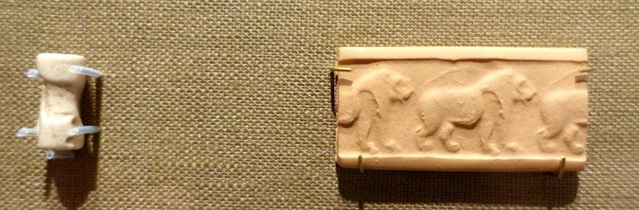 Cylinder seal - Oriental Institute Museum, University of Chicago - DSC07207