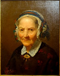 D. Mariana da Silva Amorim by Jose Alberto Nunes, 1853, oil on canvas - Museu Nacional de Soares dos Reis - Porto, Portugal - DSC00700