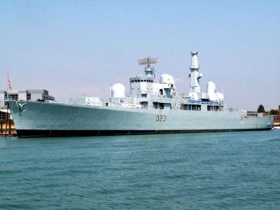 D23 HMS Bristol, Portsmouth, UK