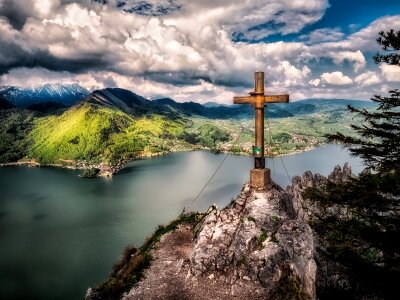 Lake traunsee traun city