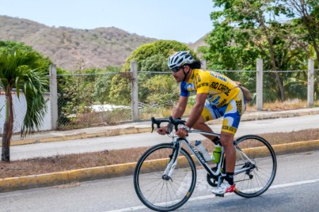 Cyclist in Margarita Island