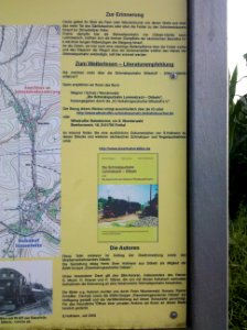 Döbeln–Elbe-Radroute Rastplatz Rübenbahn Infotafel C 2015