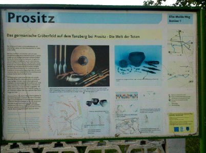 Döbeln–Elbe-Radroute Prositz Infotafel Station 9 2015