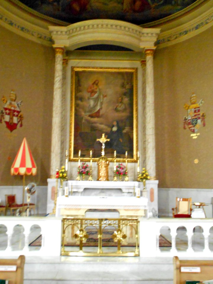 Conewago Chapel RC altar AdamsCo PA