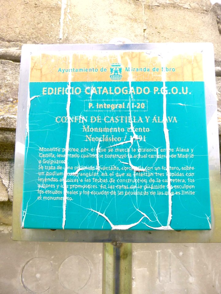 Confín de Castilla y Álava (intersección de los municipios de Miranda de Ebro y Rivabellosa) 2