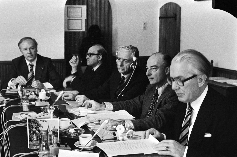 Congres Europese Unie Christen Democraten in Den Haag Kruizinga, Halm, Arnaldo F, Bestanddeelnr 927-7567