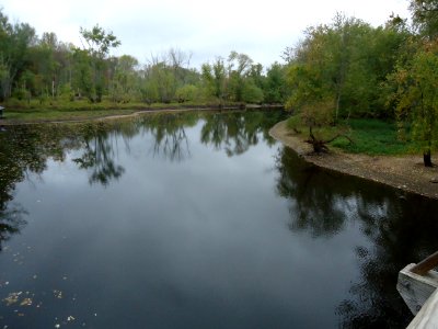 Concord Massachusetts Concord River as seen from bridge