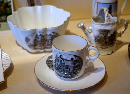 Concord Souvenir China, England or Germany, 1900-1910, glazed ceramic - Concord Museum - Concord, MA - DSC05659