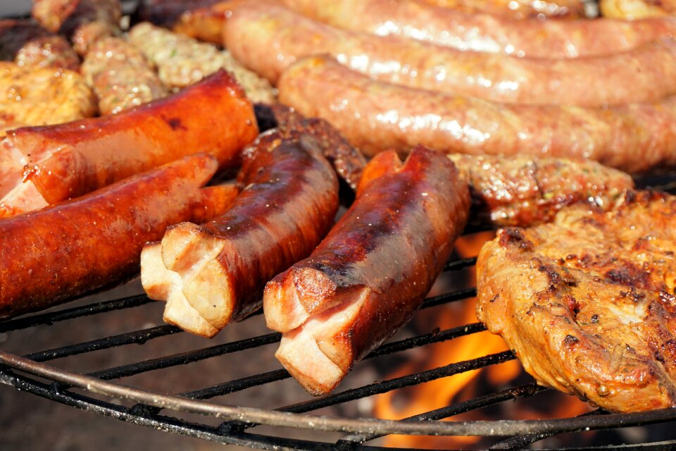 Grilled summer grilled meats