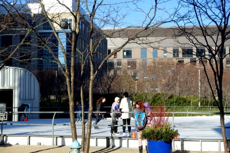 Community Ice Skating at Kendall Square - Cambridge, MA - DSC05545