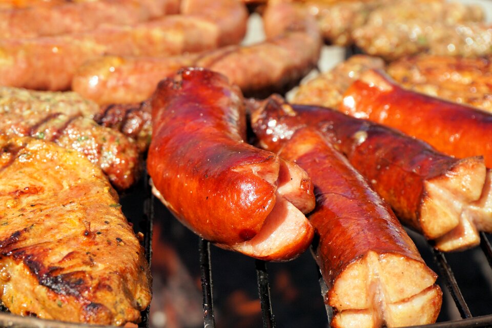 Grilled summer grilled meats