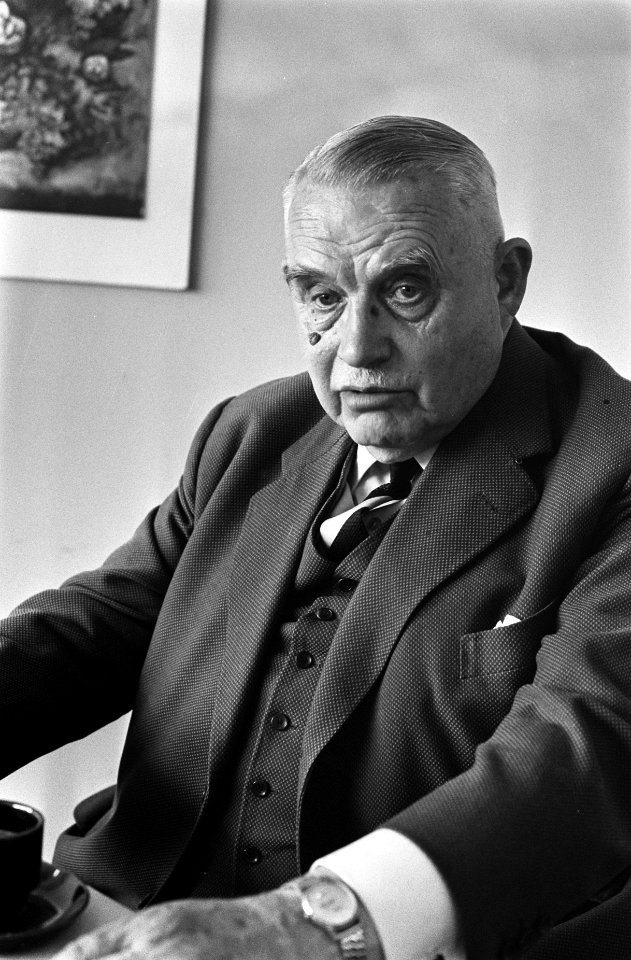 Congres Hansische Geschitsverein in RAI dr. Friedrich Pruser (kop), Bestanddeelnr 922-4623