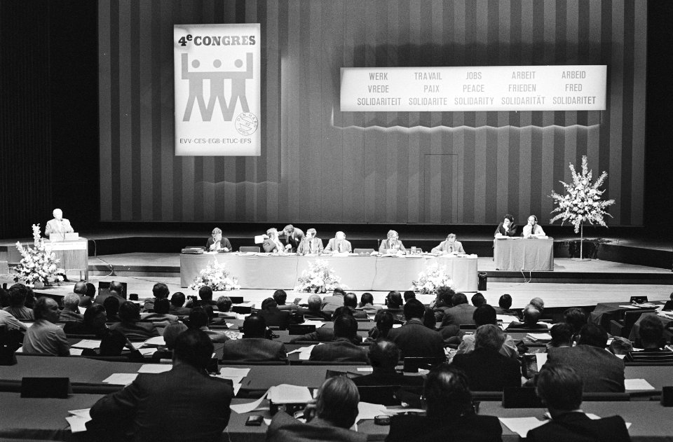Congres Europees Vakverbond in Den Haag . Overzicht van het congres, Bestanddeelnr 932-1151