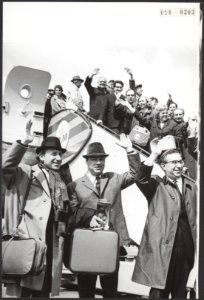 Concertgebouworkest vertrokken naar Amerika voor een grote toernee. Op de vlieg…, Bestanddeelnr 094-0203