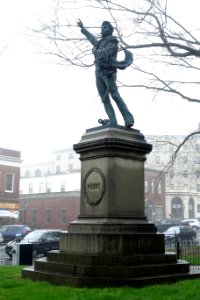 Commodore Oliver Hazard Perry by William Green Turner, 1885 - Eisenhower Park - Newport, Rhode Island - DSC03986