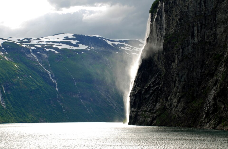 Sea mountain landscpe