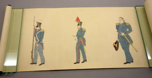 Commodore Perry scroll, view 1 - Sanada Treasure Museum - DSC09534
