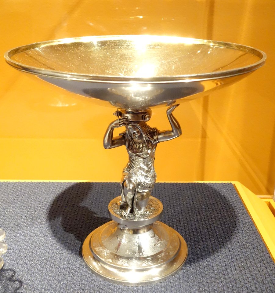Compote, Gorham Manufacturing Company, Providence, Rhode Island, c. 1868, silver - Brooklyn Museum - DSC09670
