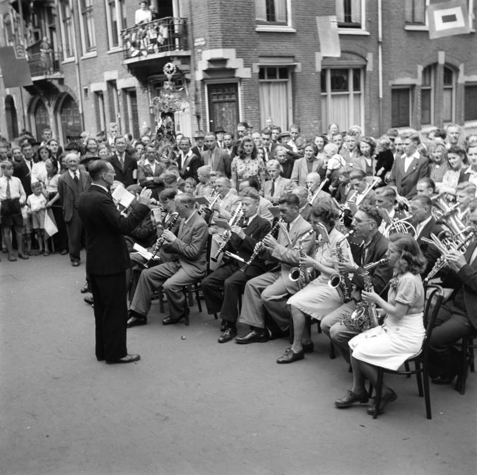 Concert van een blaasorkest, Bestanddeelnr 900-4616