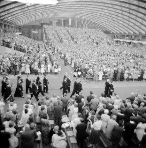 Concert van het Concertgebouworkest in de RAI Overzicht van de volle zaal, Bestanddeelnr 912-6095