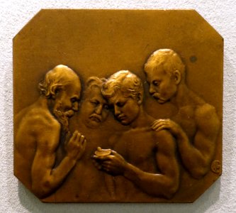Company of the Friends of French Medals, by Alexandre Charpentier, 1899 - Bode-Museum - DSC02840
