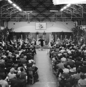 Concert voor 12 harpen op kasteel Nijenrode te Breukelen, Bestanddeelnr 911-4640