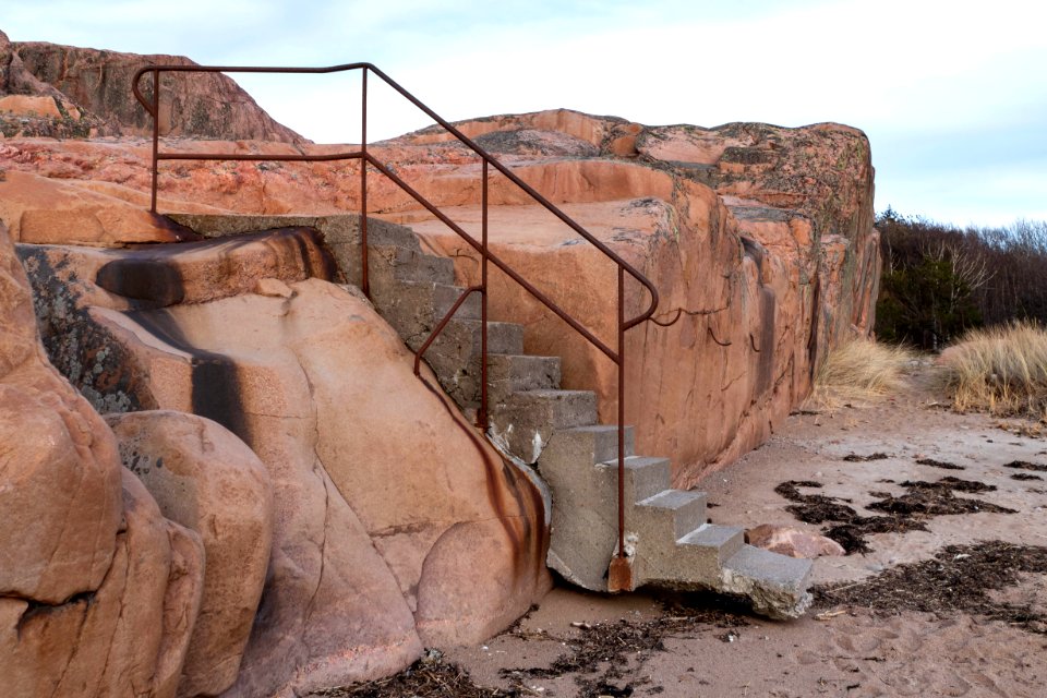 Concrete stairs in Fiskebäcksvik 2